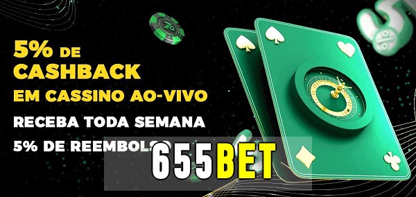Promoções do cassino ao Vivo 655bet